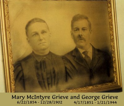Mary McIntyre and George Grieve