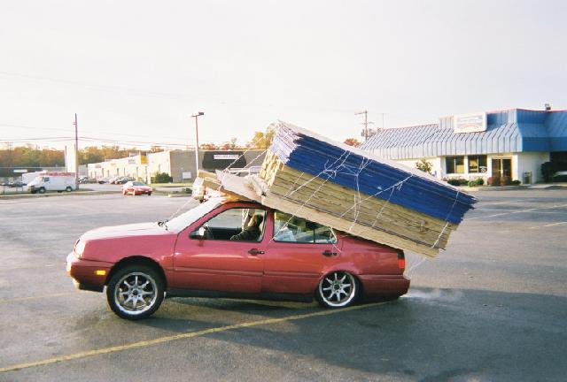 overloaded car 38k